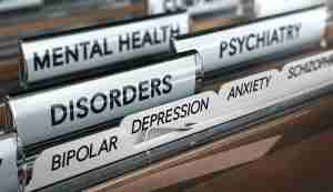 File with a list of common mental health and psychiatric disorders